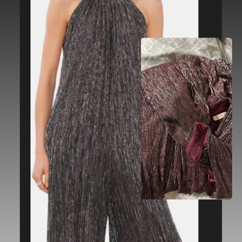 Kori Shimmering Purple Jumpsuit